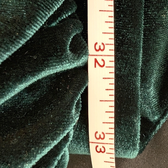 Holiday Dress Green Velvet Babydoll 2 Antonio Melanie - Picture 10 of 11